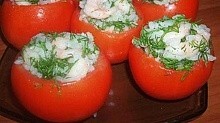 Рецепт - Фаршированные помидоры с рисом 