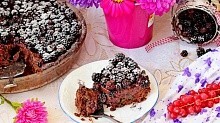 Рецепт - Тарт с ганашем и ежевикой