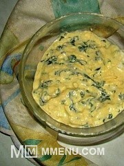 Приготовление блюда по рецепту - Сырное суфле со шпинатом. Шаг 5