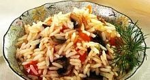 Рецепт - Ризотто с орехами и грибами