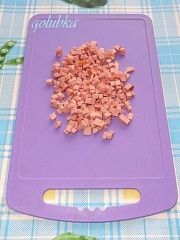 Приготовление блюда по рецепту - Двухцветное заливное. Шаг 3