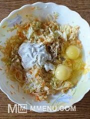 Приготовление блюда по рецепту - Морковно-кабачковые оладьи.. Шаг 3