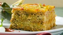 Рецепт - Мясной пирог с пшеницей