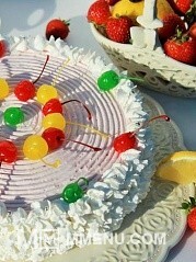 Приготовление блюда по рецепту - Творожный тортик с фруктами без выпечки. Шаг 8