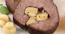 Рецепт - Говядина с грибами