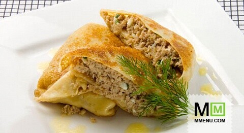 Блинчики с мясом Блинчики с мясом